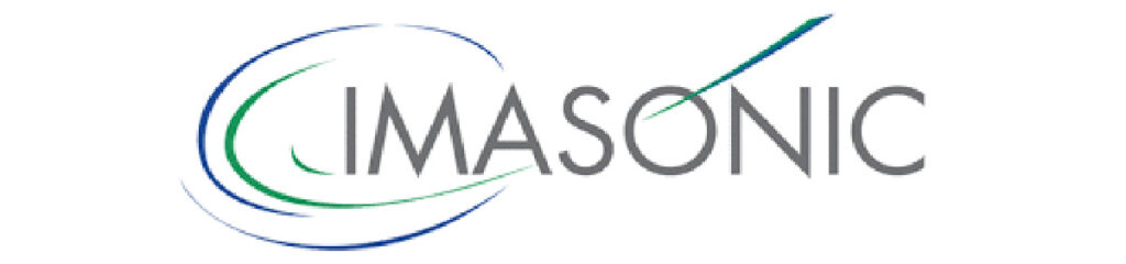 超音波プローブの製造メーカーのIMASONIC社のロゴ