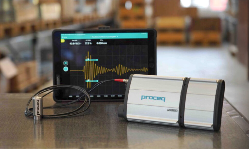 iPad対応超音波探傷器 Proceq UT8000